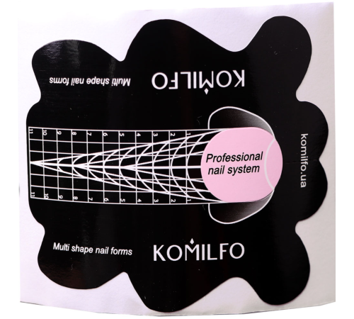 Komilfo multi shape nail forms 100 pcs