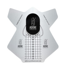 Adore Pro Metallized Nail forms, 100 pcs.