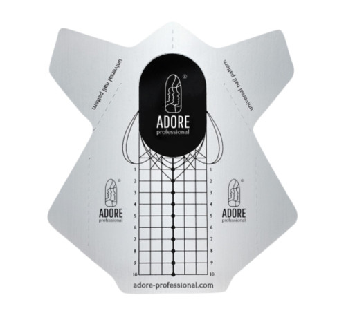 Adore Pro Metallized Nail forms, 100 pcs.