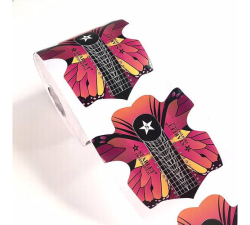 Forms for nail extension Butterfly 100 pcs