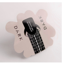 Forms for nail extensions DARK, 300 pcs