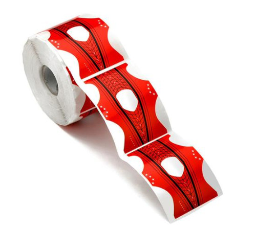 Forms for nail extension stiletto double-sided 500 pcs