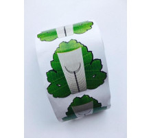 Forms for nail extensions Green leaf 100 pcs