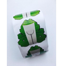 Forms for nail extensions Green leaf 100 pcs