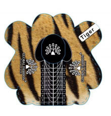 Forms for nail extensions Tiger, 300 pcs