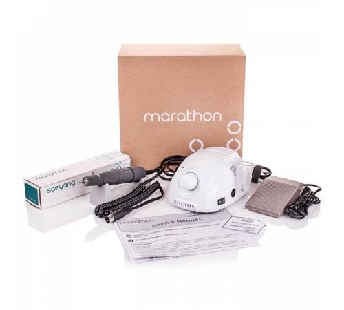 Router MARATHON-3 CHAMPION FOR manicure UP TO 35000 RPM / MIN H37L1 with pedal