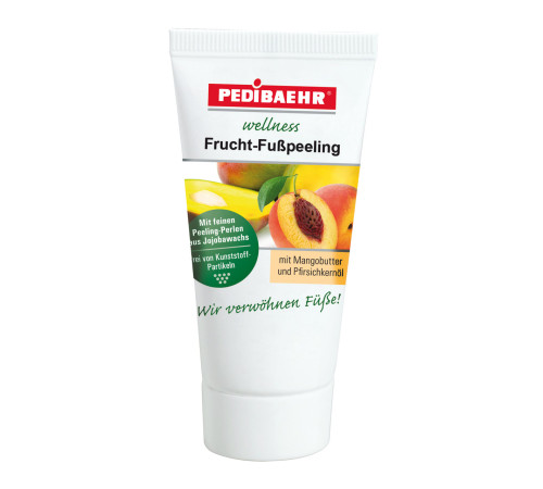 Fruit foot cream with mango oil and peach oil (Frucht-Fusscreme) Baehr, 35 ml