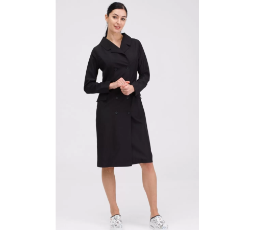 Dressing gown for master Monica, black, size 40-54