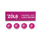 Henna box ZOLA Henna Light Brown for light eyebrows 4 pieces of 2.5 g