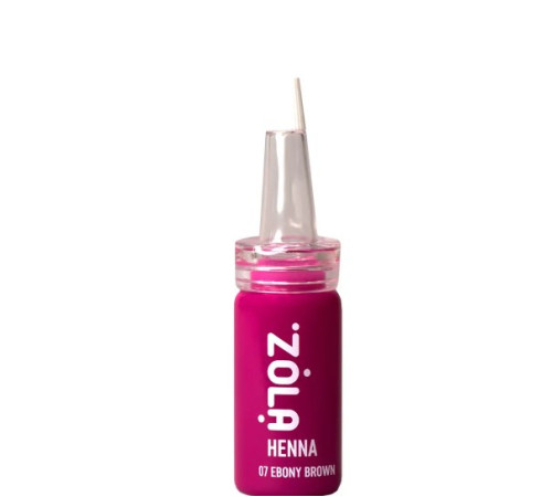 Henna for eyebrows ZOLA 07 ebony brown black brown 10 g