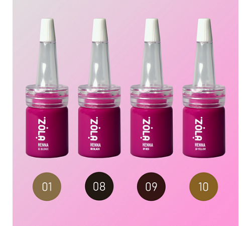 Henna for eyebrows ZOLA corrector 09 red 5 g