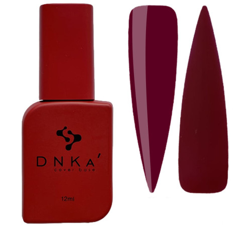 Color base DNKA Cover base No. 006 Deep burgundy, 12 ml