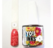 Ink Yo nails 1 color red 5 ml