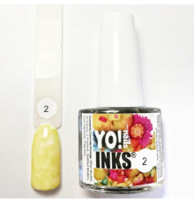 Ink Yo nails 2 color yellow 5 ml