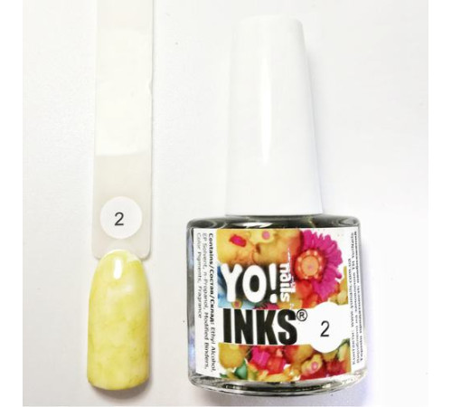 Ink Yo nails 2 color yellow 5 ml