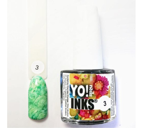 Ink Yo nails 3 color green 5 ml