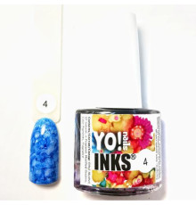 Чорнило Yo nails 4 колір синій 5 мл