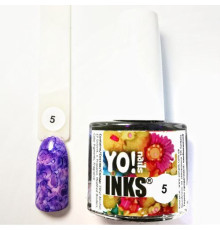 Чорнило Yo nails 5 колір фіолетовий 5 мл