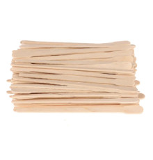 Spatula for wax wooden disposable 50 pcs small