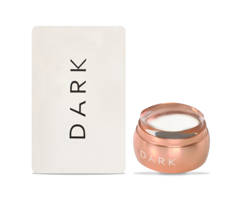 Stamp for stamping DARK mini with a scraper