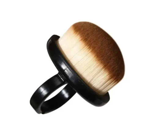 Dust removal brush, ring