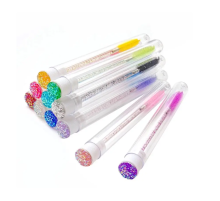 Eyebrow and eyelash brush in a flask, 1 pc.