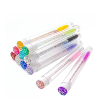 Eyebrow and eyelash brush in a flask, 1 pc.