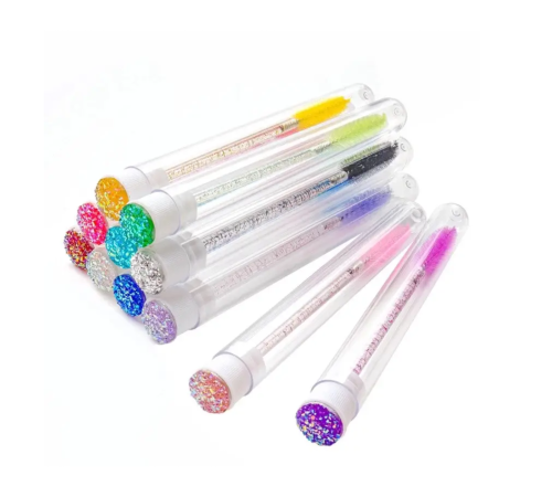 Eyebrow and eyelash brush in a flask, 1 pc.