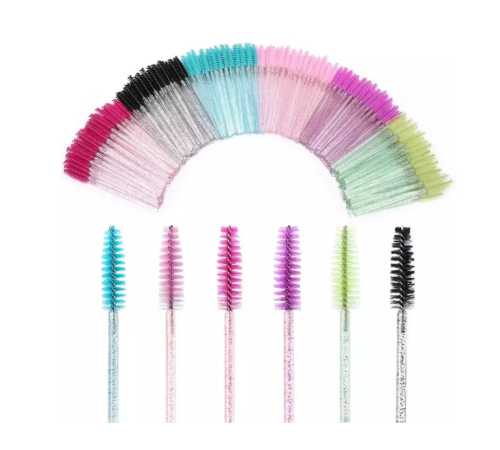 Eyebrow and eyelash brush in a flask, 1 pc.