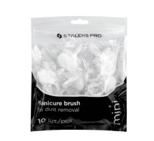 Staleks Expert 03 mini manicure dust removal brush, 10 pcs.
