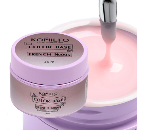 Nail base Komilfo Color Base French 005 HEMA/TPO free, 30 ml