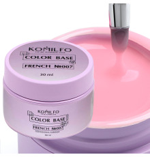 Nail base Komilfo Color Base French 007 HEMA/TPO free, 30 ml