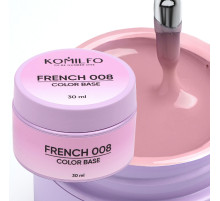 База для нігтів Komilfo Color Base French 008 HEMA/TPO free, 30 мл