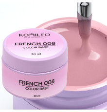 Nail base Komilfo Color Base French 008 HEMA/TPO free, 30 ml