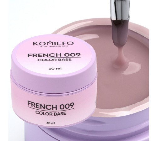 Nail base Komilfo Color Base French 009 HEMA/TPO free, 30 ml