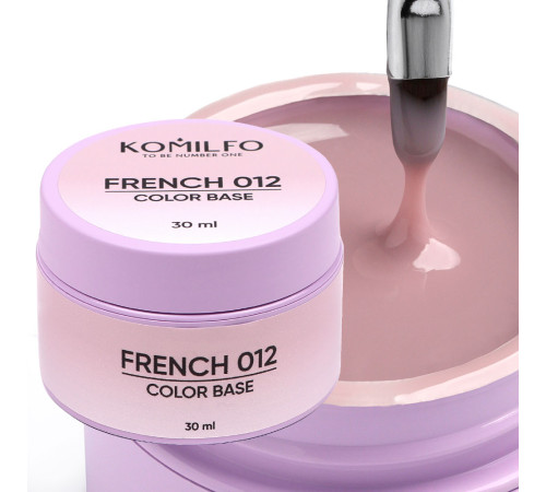 Nail base Komilfo Color Base French 012 HEMA/TPO free, 30 ml