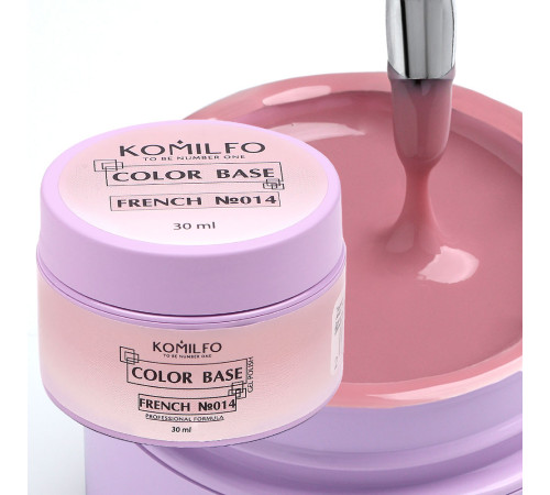 Nail base Komilfo Color Base French 014 HEMA/TPO free, 30 ml