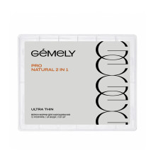 Верхние формы Gemely Pro Natural 2 in 1 Ultra Thin, натуральные 2 в 1 сверхтонкие, 120 шт
