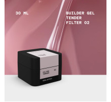 BIBLIOTEKA Builder gel for nails No. 02 Tender Filter, gentle, 30 ml