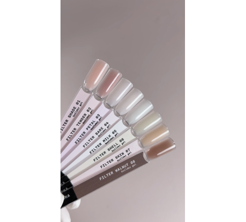 BIBLIOTEKA Builder gel nail gel No. 03 Petal Filter, soft pink, 30 ml