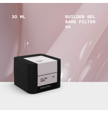 Гель для ногтей BIBLIOTEKA Builder gel №04 Bare Filter, натуральный, 30 мл