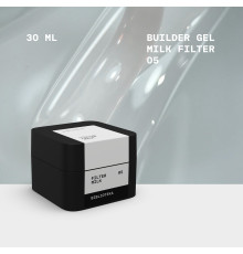 Гель для ногтей BIBLIOTEKA Builder gel №05 Milk Filter, 30 мл