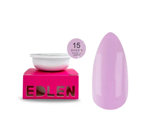Гель для нігтів Refill Edlen Builder Gel Lollipop №15, 15 мл