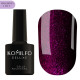 Gel polish Komilfo Deluxe Series No. D095 HEMA/TPO free, purple-burgundy with shimmer, 8 ml