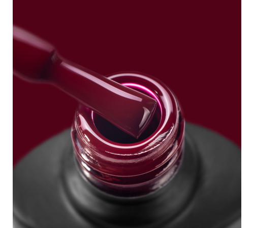 Gel polish Komilfo Deluxe Series No. D097 brown-burgundy enamel, 8 ml
