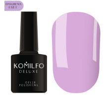 Гель-лак Komilfo Deluxe Series №D184 HEMA/TPO free, світлий бузково-ліловий емаль, 8 мл