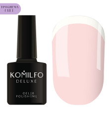 Гель-лак Komilfo French Collection №F003 HEMA/TPO free, персиково-розовая эмаль для френча, 8 мл