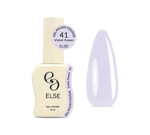 Else Colour Gel Nail Polish No. 041 Violet flower, 12 ml