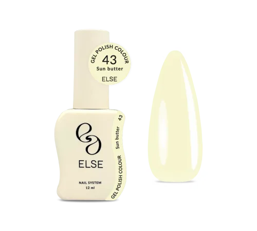 Гель-лак для нігтів Else Colour №043 Sun butter, масло, 12 мл