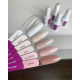 Liquid modeling gel for nails Easy Fast gel Glass, transparent, 15 ml